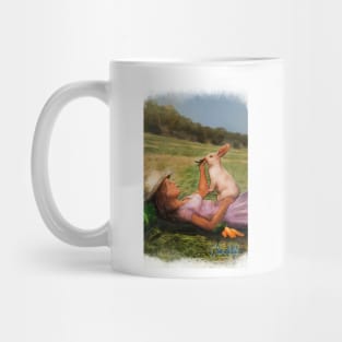 Claire y su coneja Alice Mug